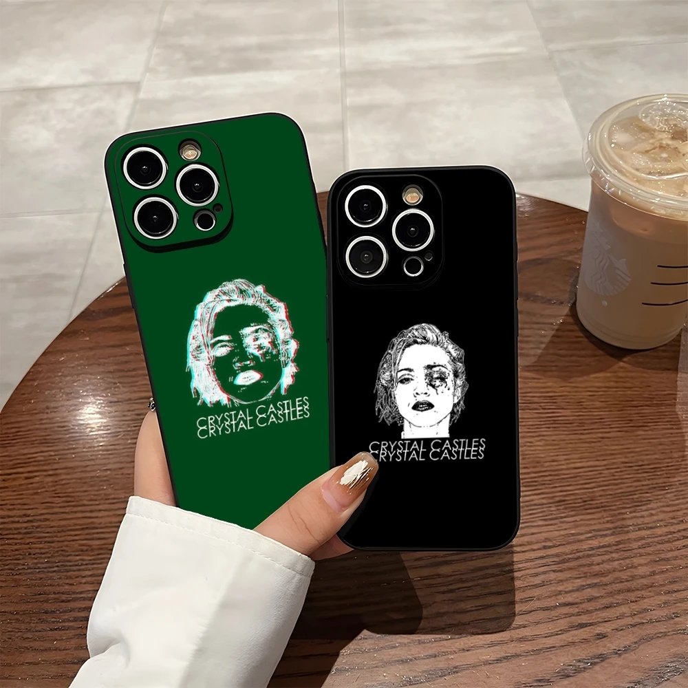 Чехол для телефона Hot Band C-Crystal C-Castles для 15 Pro Max Iphone 14 16 Pro Max 12 15 Plus 13 Pro 11 Xr X Xs, силиконовая задняя крышка