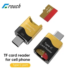 Mini Type C Card Reader Micro SD TF Card Memory Reading Fast Transfer OTG Card Reader For Samsung Xiaomi Cell Phone PC Laptop