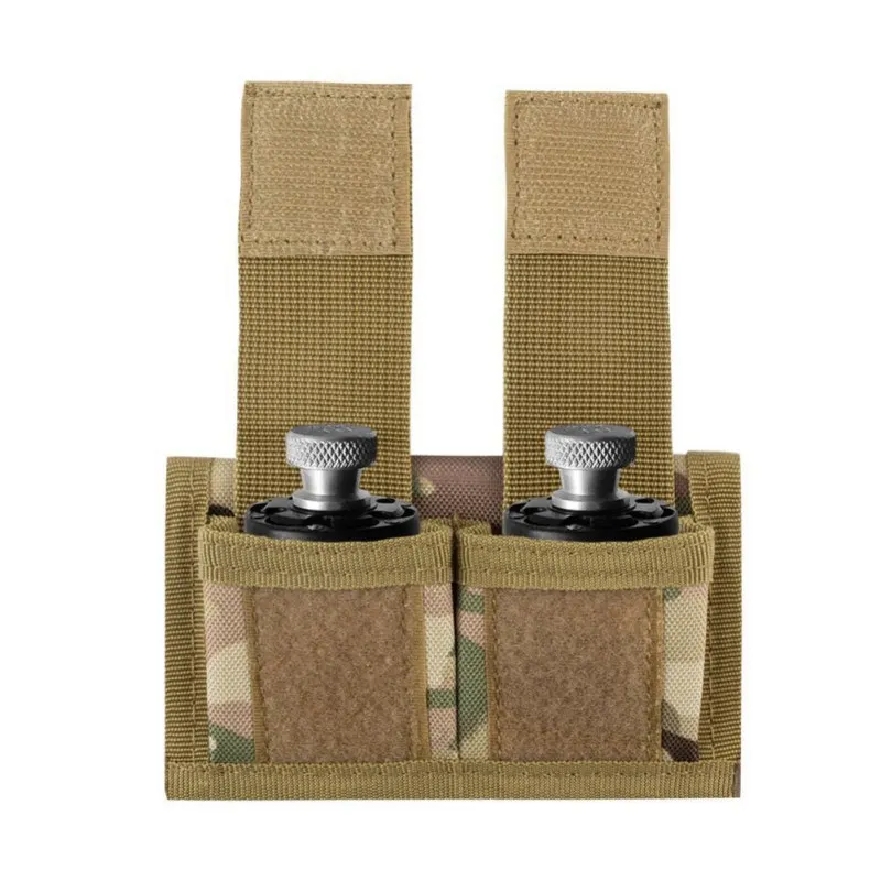 タクティカル スピードローダー ポーチ ケース ホルダー ナイロン タクティカル ダブル スピードローダー ベルト ユニバーサル フィット .357 .44 ほとんどの .38 から .45 コルト