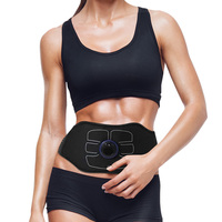 Electric Abdominal Massager Waist Belt Fitness Equipment Muscle Toner Abdominal Muscle Training Abs Trainer Back Massage Machine