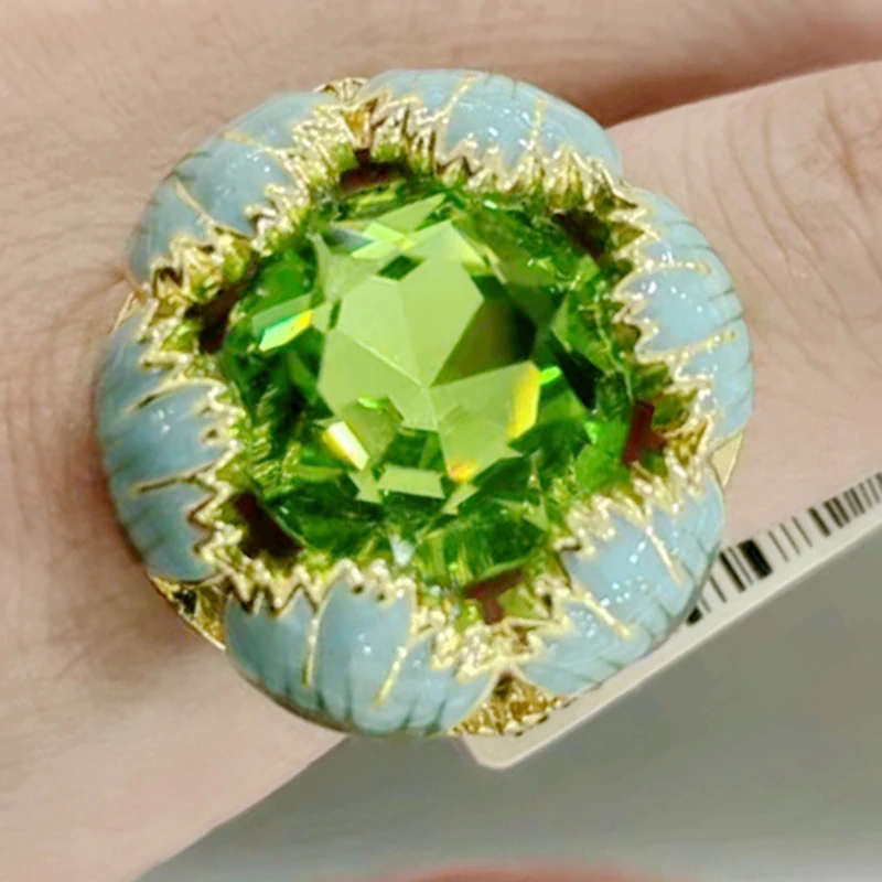 Fashion Stainless Steel Rings for Women Colorful Ring Gold Plated Wedding Couple Rings Jewelry Vintage Accessories