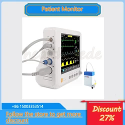 Patient Montor Veterinary Monitor 8 inch screen portable capnograph ETCO2 IBP Montior capnograph Animal
