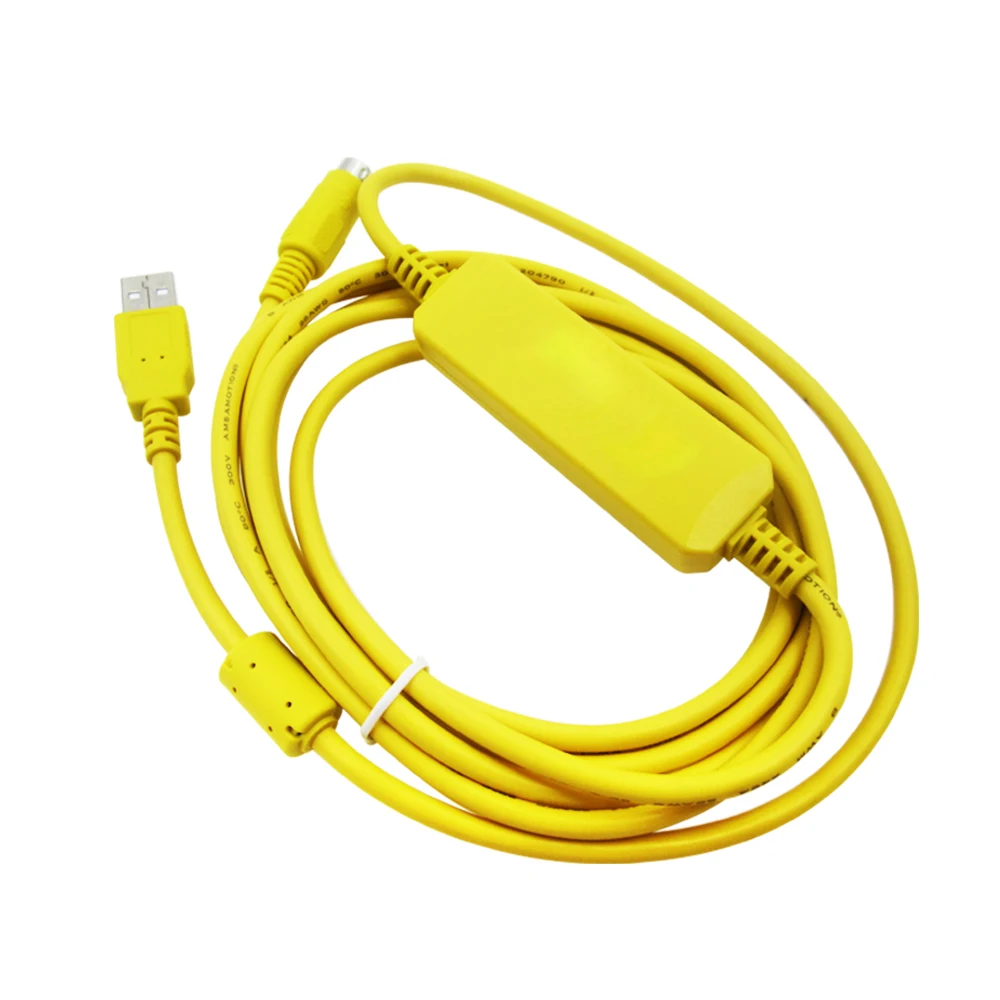 1 шт. USB-SC09-FX Желтый кабель для программирования ПЛК SC-09 SC09 FX FX1N / FX2N / FX1S / FX3U Кабель для программирования ПЛК