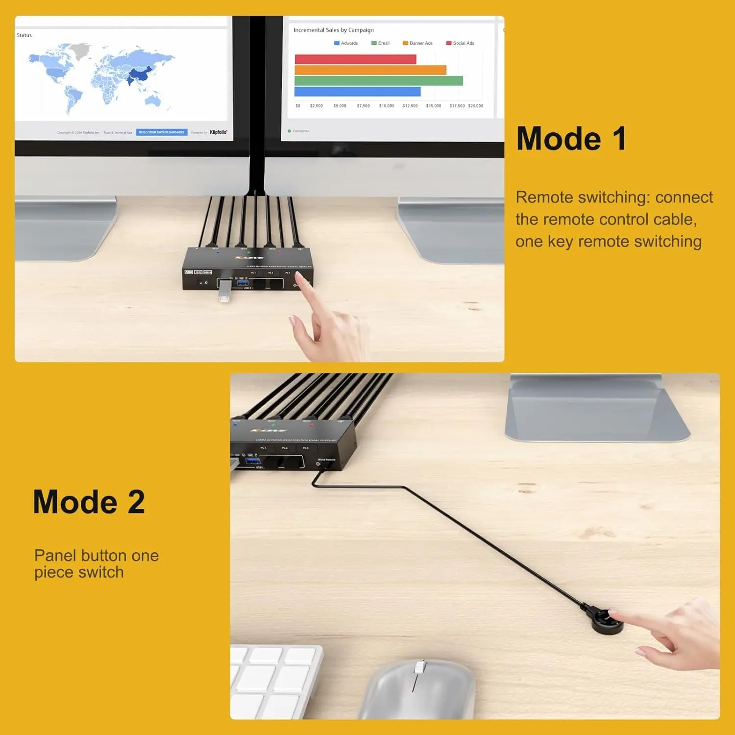 Imagem -05 - Kceve-dual Displayport Usb 3.0 Switcher para pc Share Keyboard Mouse 8k dp Kvm Switch Monitores Computadores 8k @ 30hz 4k @ 144hz