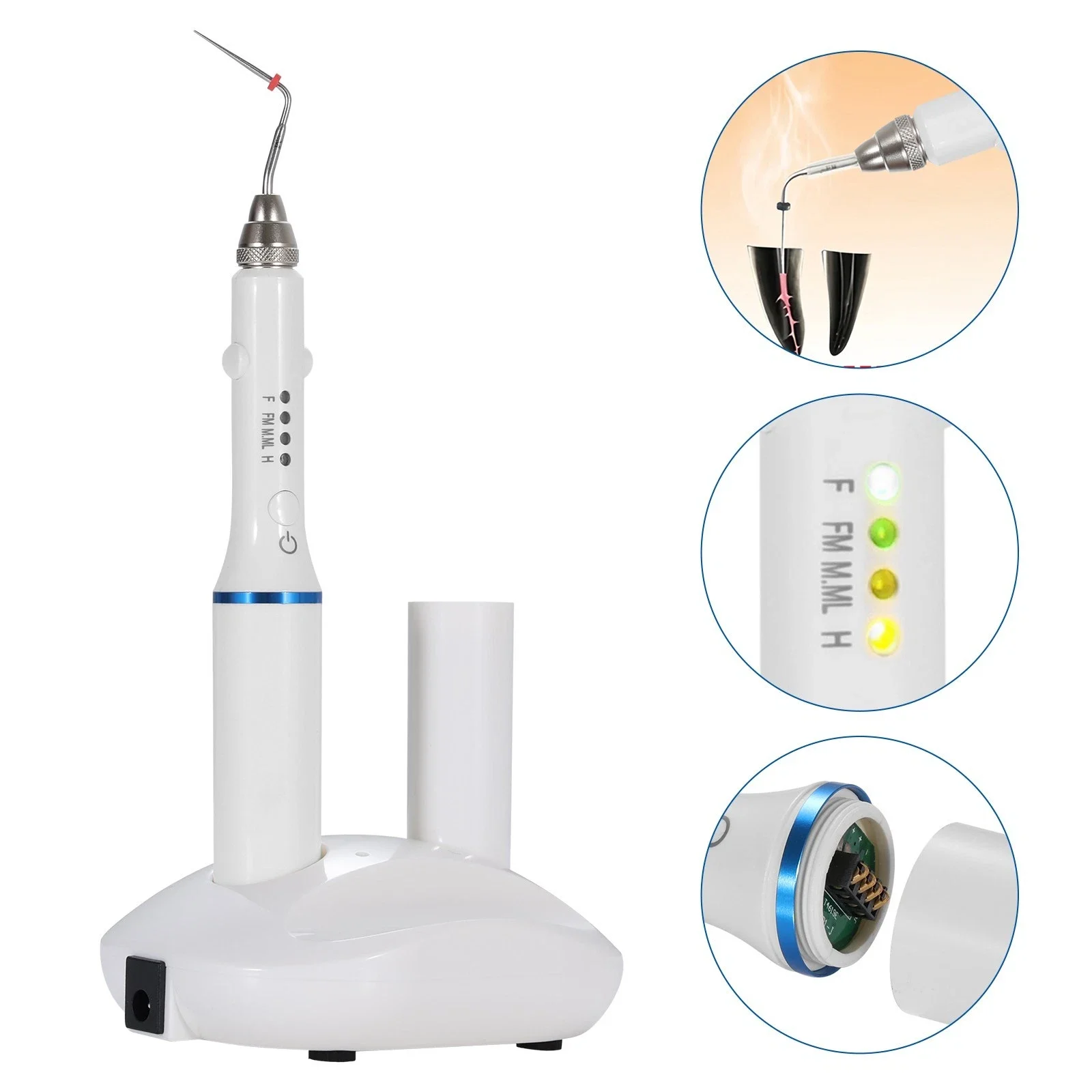 قلم تسخين لاسلكي لنظام اللبية من إندو جوتا بيرشا + 4 أطراف إبر