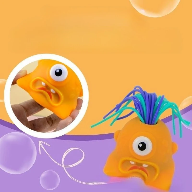 Puxando o cabelo brinquedo sensorial com som alívio do estresse brinquedo para crianças novidade alívio da ansiedade presente para crianças 1pcs