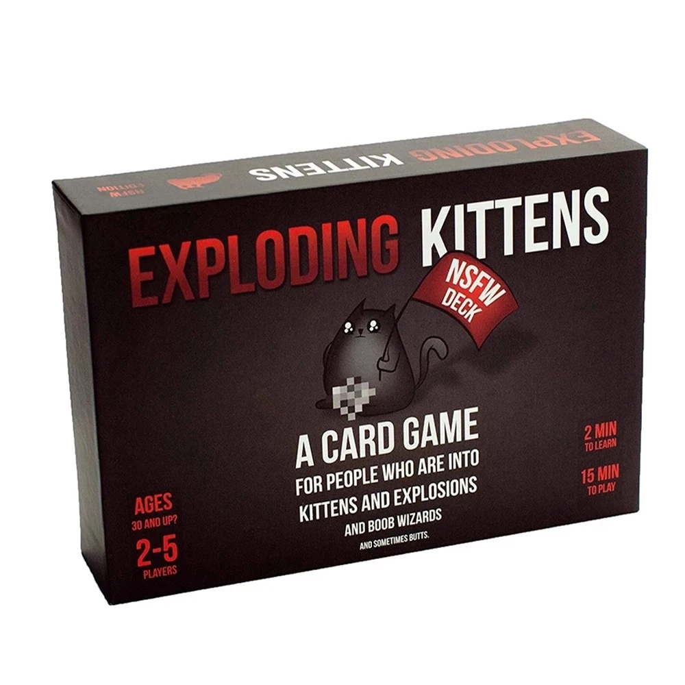 Zombie kitten explosion kitten family gathering board game fun adult and children\'s toy card game suitable as a gift