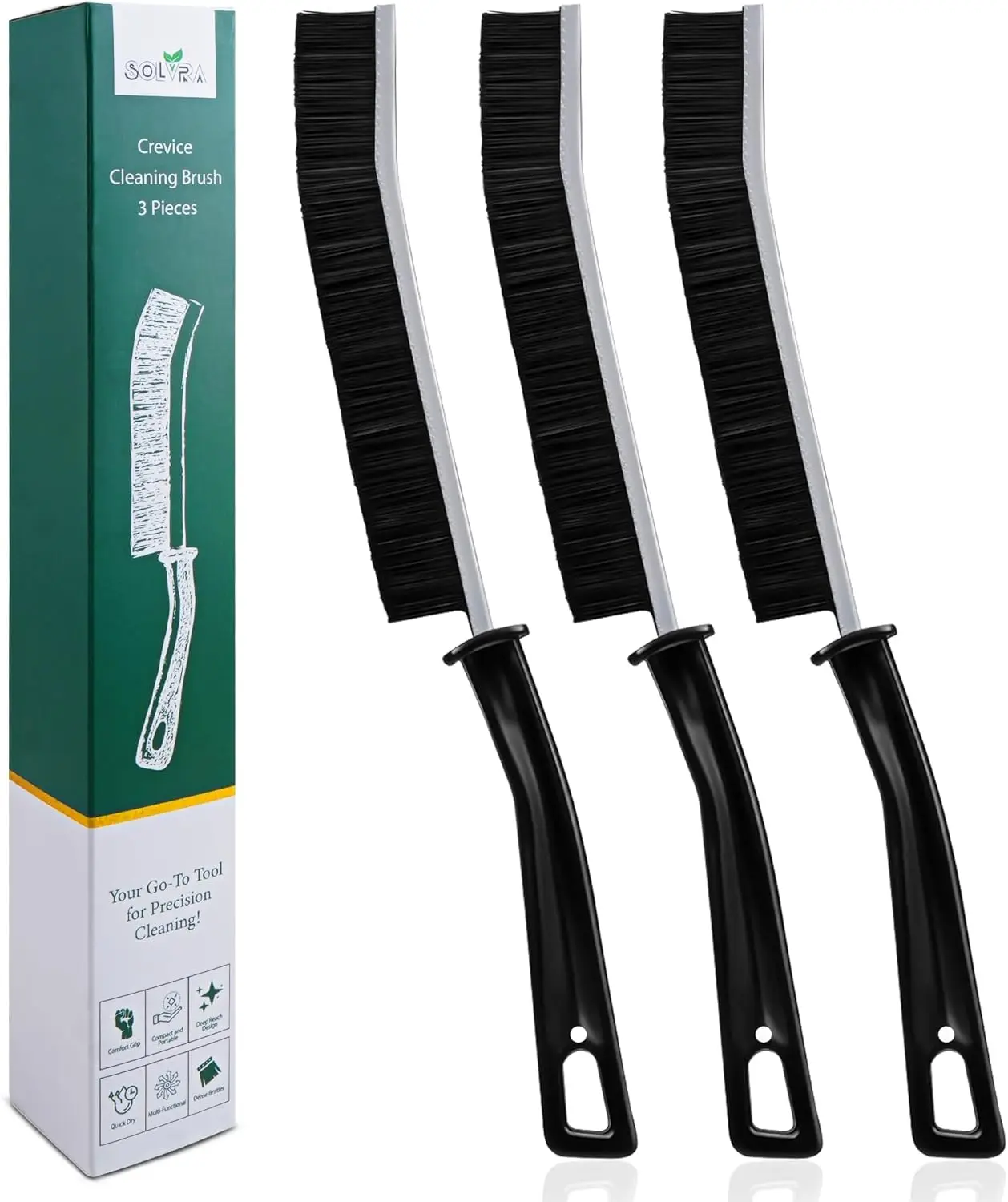 

Набор щеток для чистки щелей, 3 шт., жесткая щетина для затирки, плитки, зазоров, узких помещений, ванной комнаты, душа, кухни