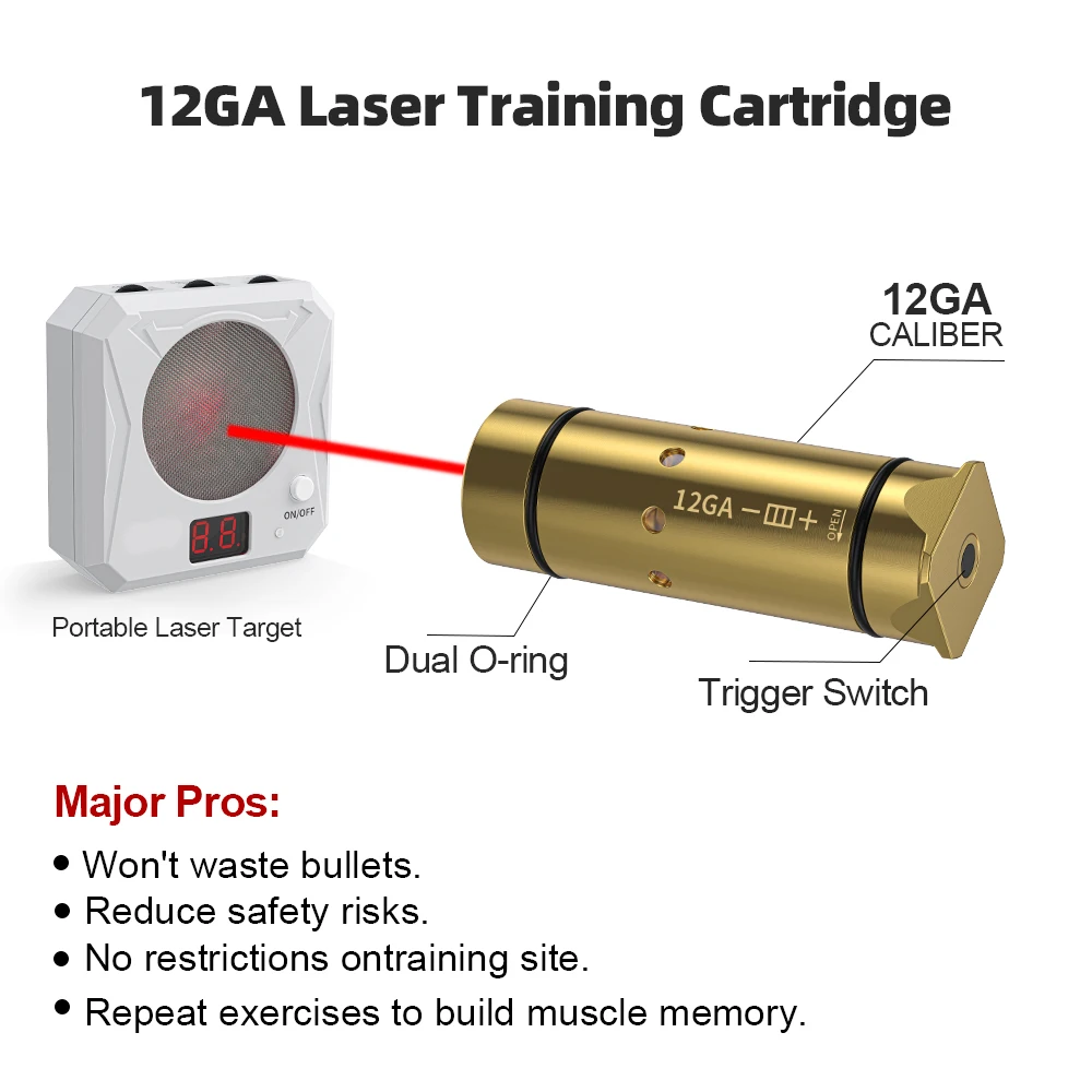 Optical Trainer Laser Trainer Safety Training 12GA.