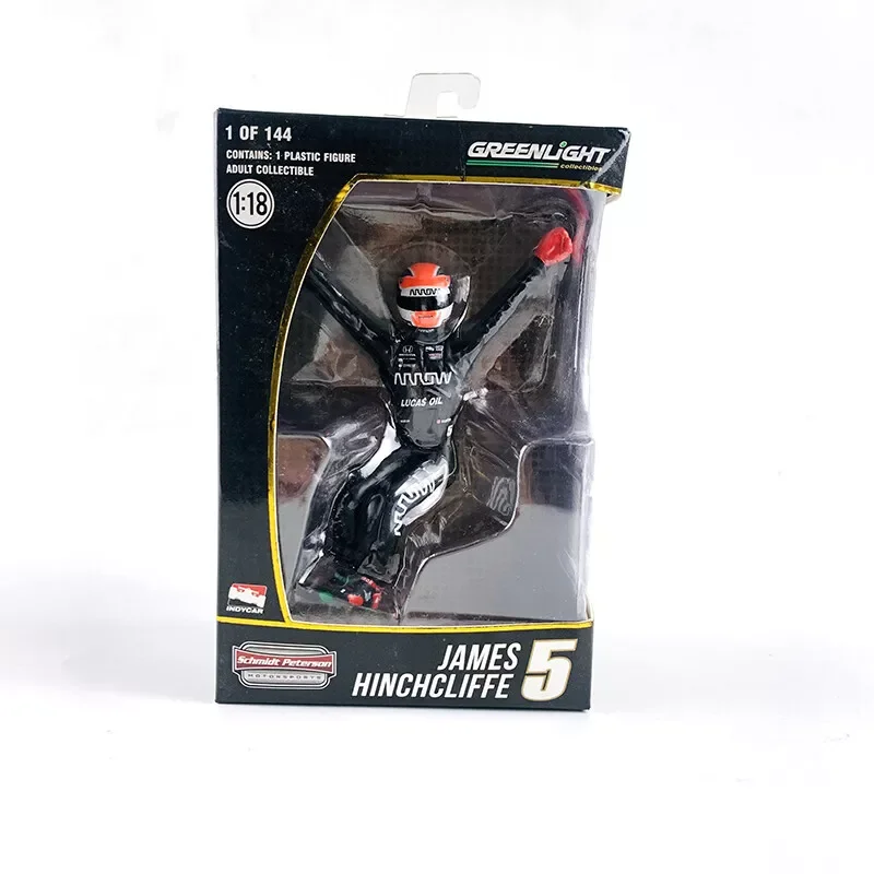 

Rare GREENLIGHT 1/18 ACTION Figure James HINCHCLIFFE#5 SCHMIDT PETERSON MOTORSPORTS For Collection