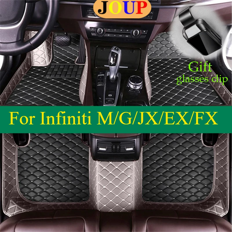 

For Infiniti M/G/JX/EX/FX 2002-2025 Car Floor Mats Custom All Weather Carpets Covers Left /Right Hand Drive