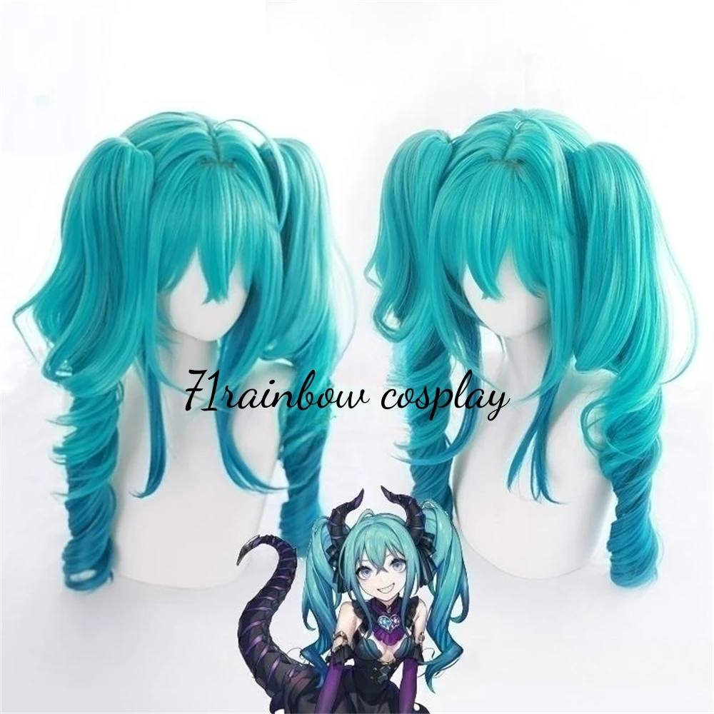 VOCALOID Little Devil Mikku Cosplay Wig Anime Mikuu Cos Hair Wigs