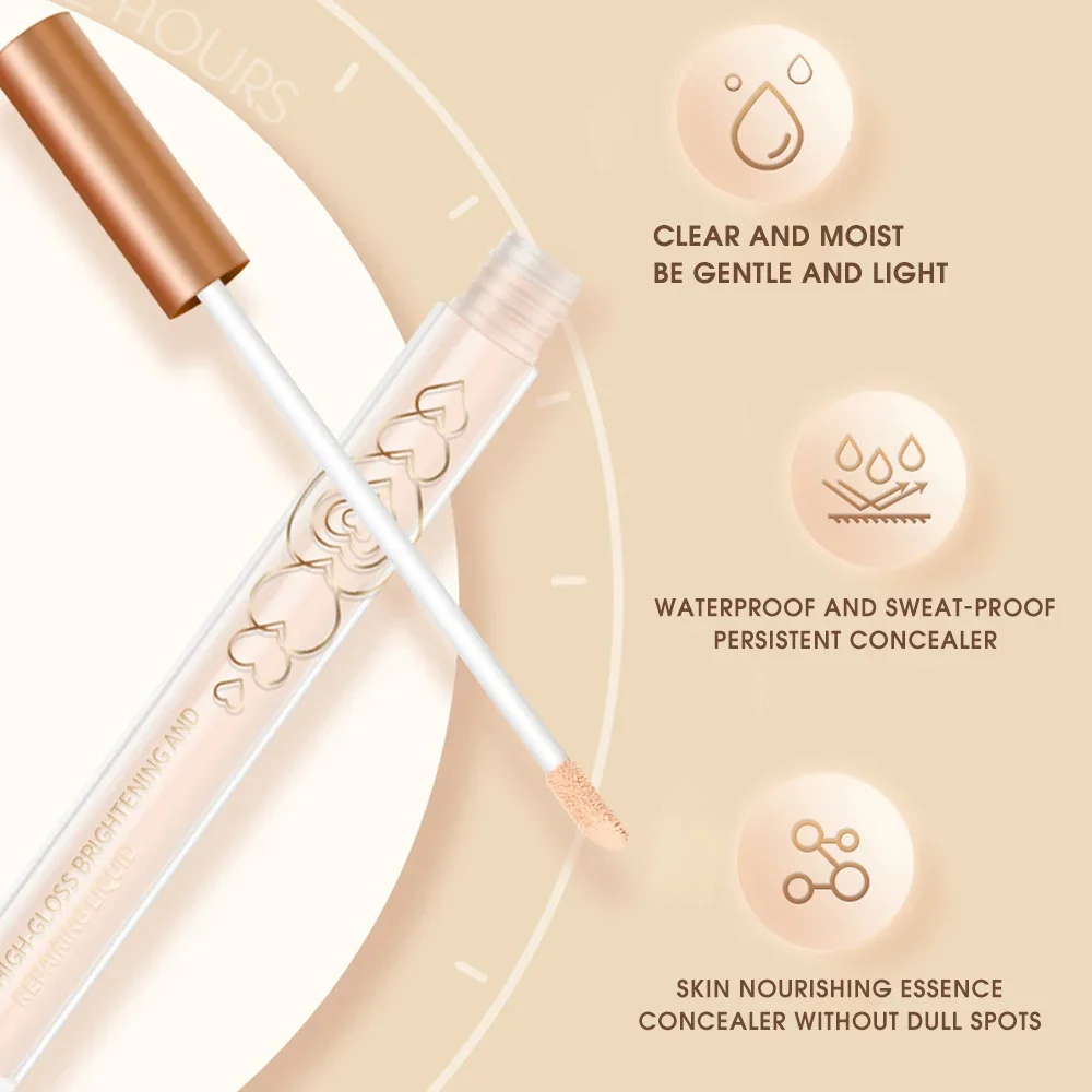 4 Colors Highlighter Face Contouring Concealer Stick Waterproof Moisturizing Oil Control Foundation Brightening Face/Eye Makeup