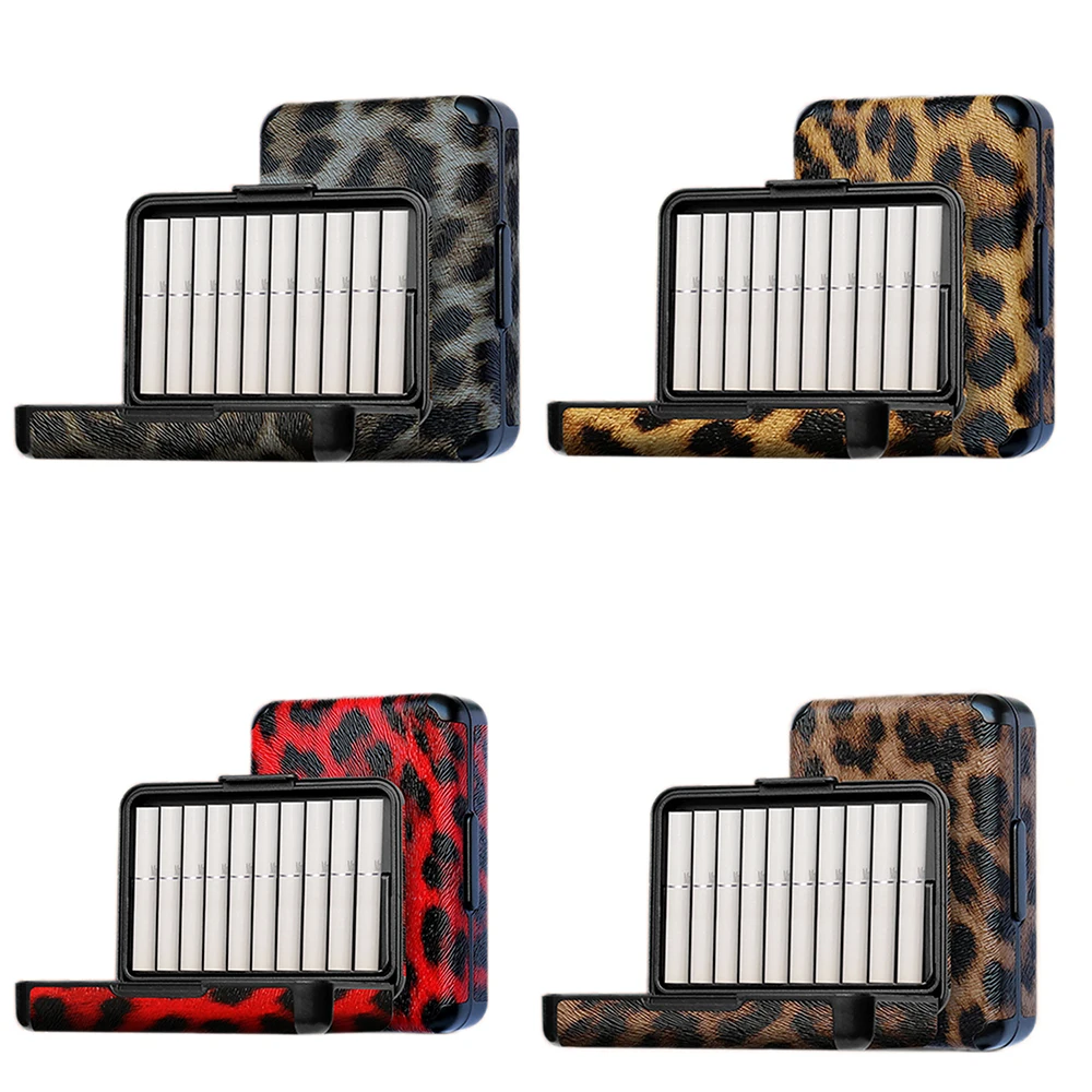 

20 Holes Leopard Cigarette Seal Box for IQOS ILUMA/ILUMA Prime/ILUMA ONE/3duo Holder Case for GLO for LIL accessories