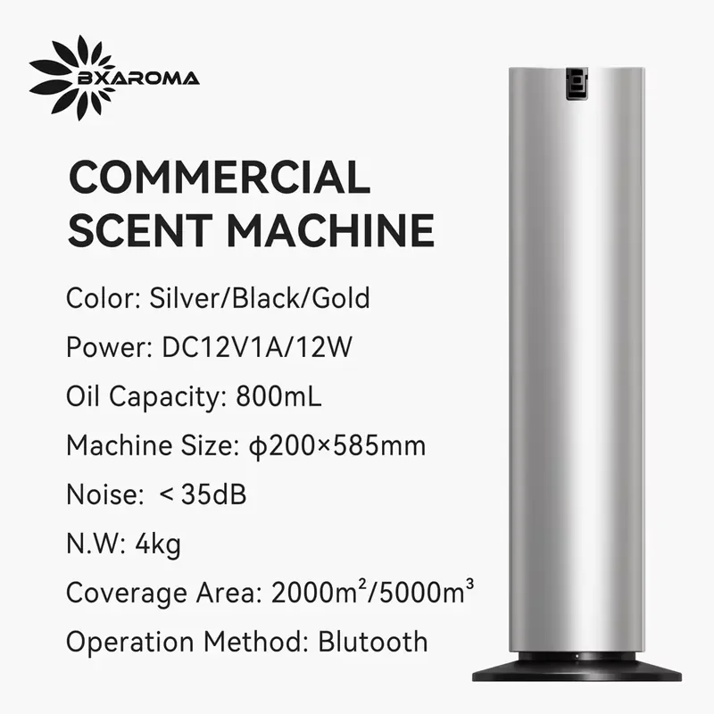 800ml Commercial Hotel Lobby Smart Waterless Essential Oil Tower Nebulizer Electric Aroma Diffuser Fragrance Scent Machine