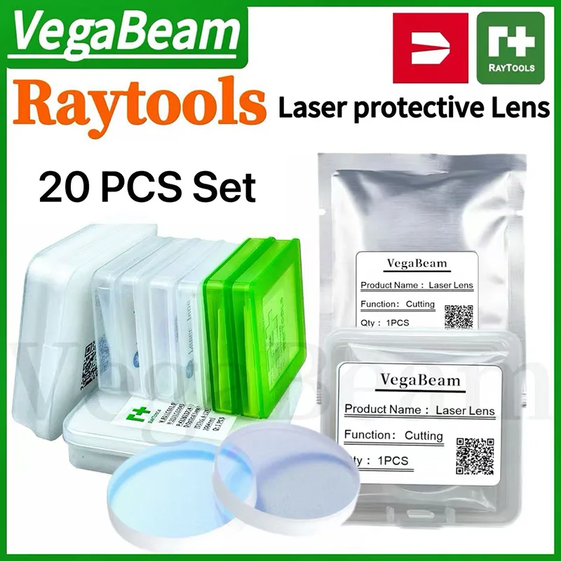 

20 PCS 27.9x4.1 Original Raytools Protection Windows 24.9x1.5 High Power 37x7 12KW 15KW for Raytools WSX Protection Windows lens