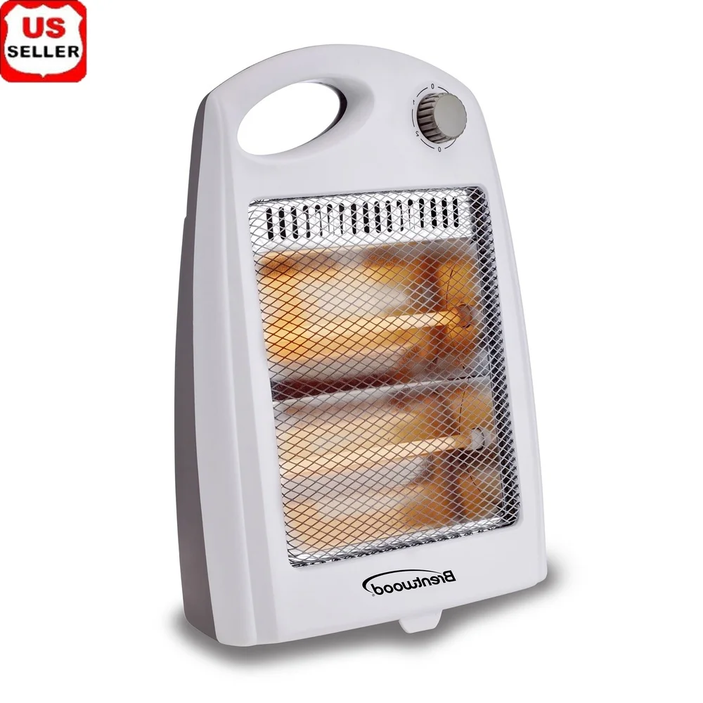 

Портативный кварцевый обогреватель, 800 Вт, внутренний излучающий обогреватель с 2 настройками комфорта, наконечник переключателя, защитная сетка, легкий вес