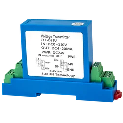 Trasmettitore di tensione da 0-1000V a 4-20mA RS485 trasduttore di tensione ca 0 trasmettitore trasduttore sensore di segnale di tensione 10V DC