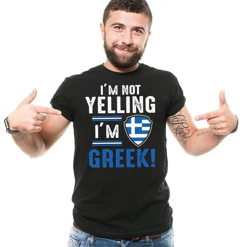 

Greek T Shirt For Funny Greece Flag Patriotic Diaspora