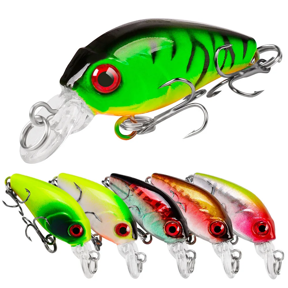 4.5cm floating Lure Bait Little Fat Plastic Hard Bait 3.5g Lure Bionic Bait Fake Bait Swinger Professional Quality Fishing