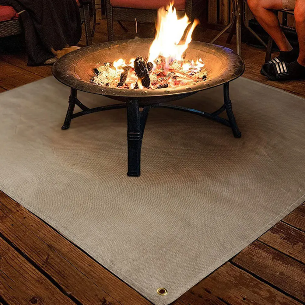 

Fire Retardant Blanket Foldable Camping Kitchen Thermal Resistant Fire Proof Pad Safety Emergency Tools Outdoor Supplies