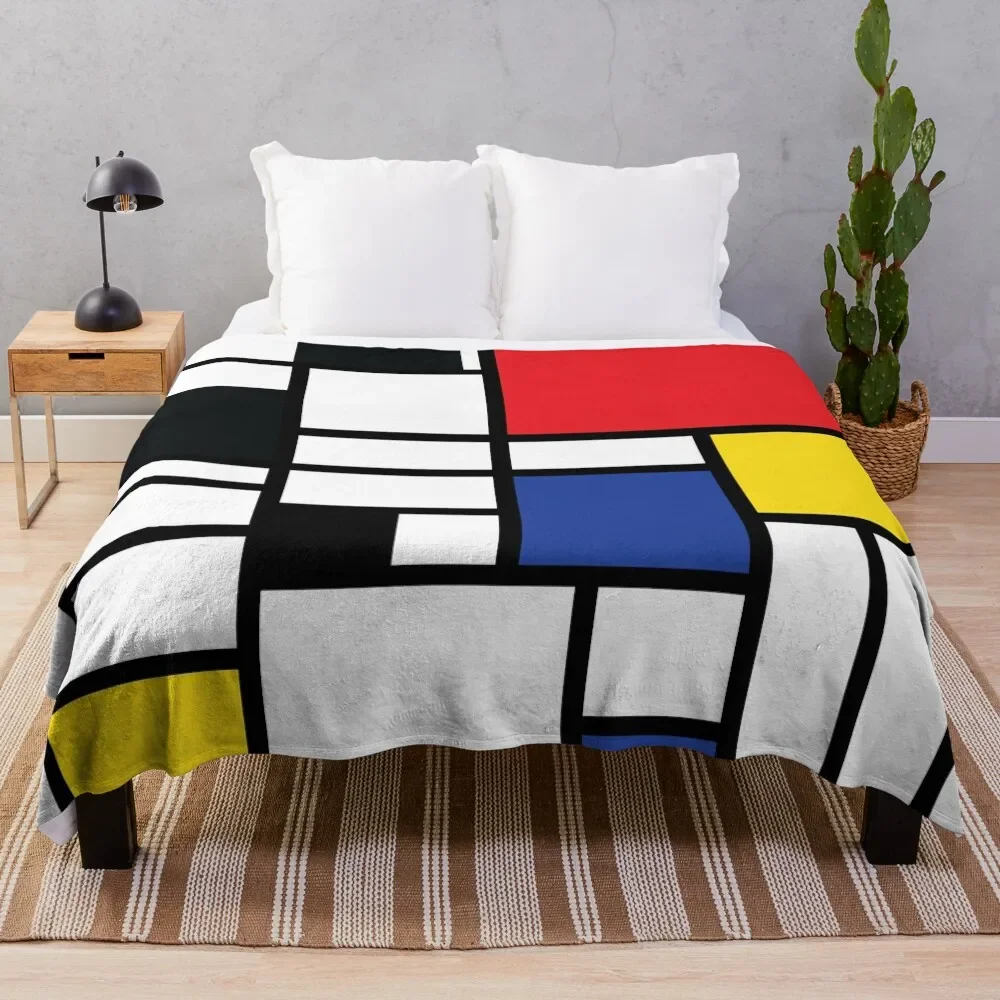 De Stijl #1 Throw Blanket For Sofa Thin Sleeping Bag Blankets