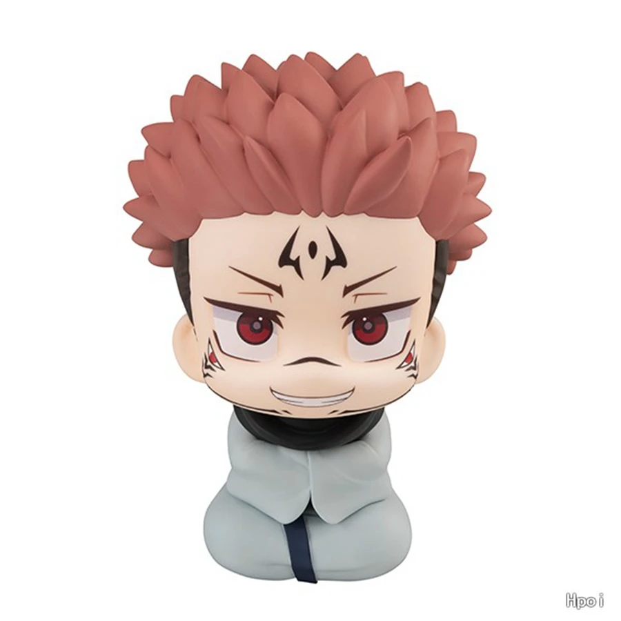 10 cm Jujutsu Lijn Anime Figuur Look Up Chousou Acchion Figuur Q Versie Satoru Gojo/Geto Suguru Beeldje PVC Koc C bodemtemperatuur en ys