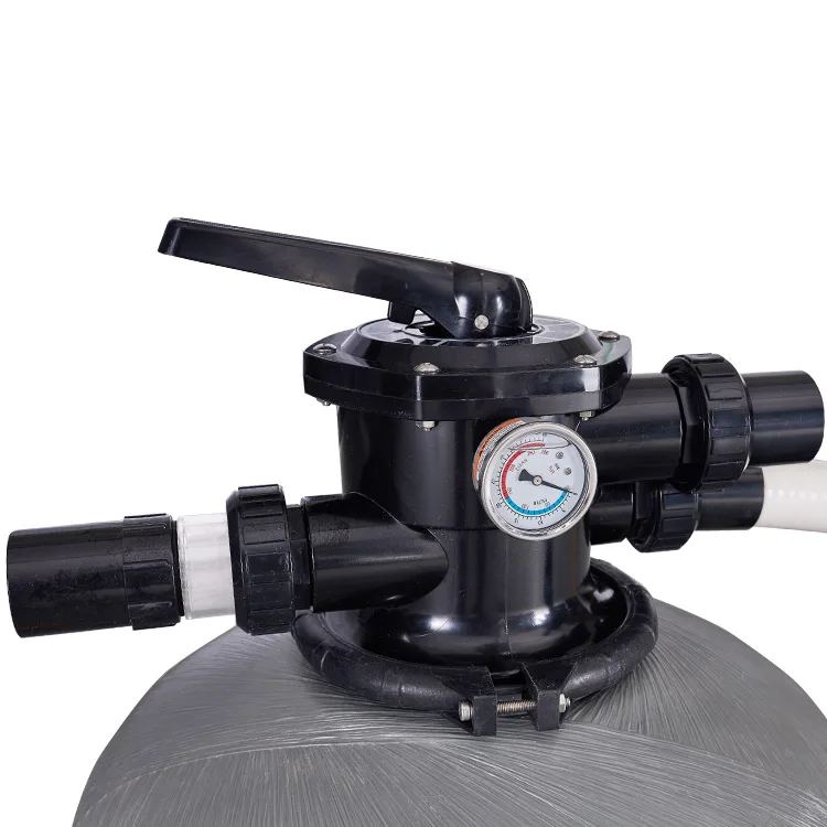 PIKES-bomba de agua de caudal pequeño, tamaño personalizado, Combo de filtro de arena de montaje superior, filtro de agua de piscina reforzado con fibra de vidrio