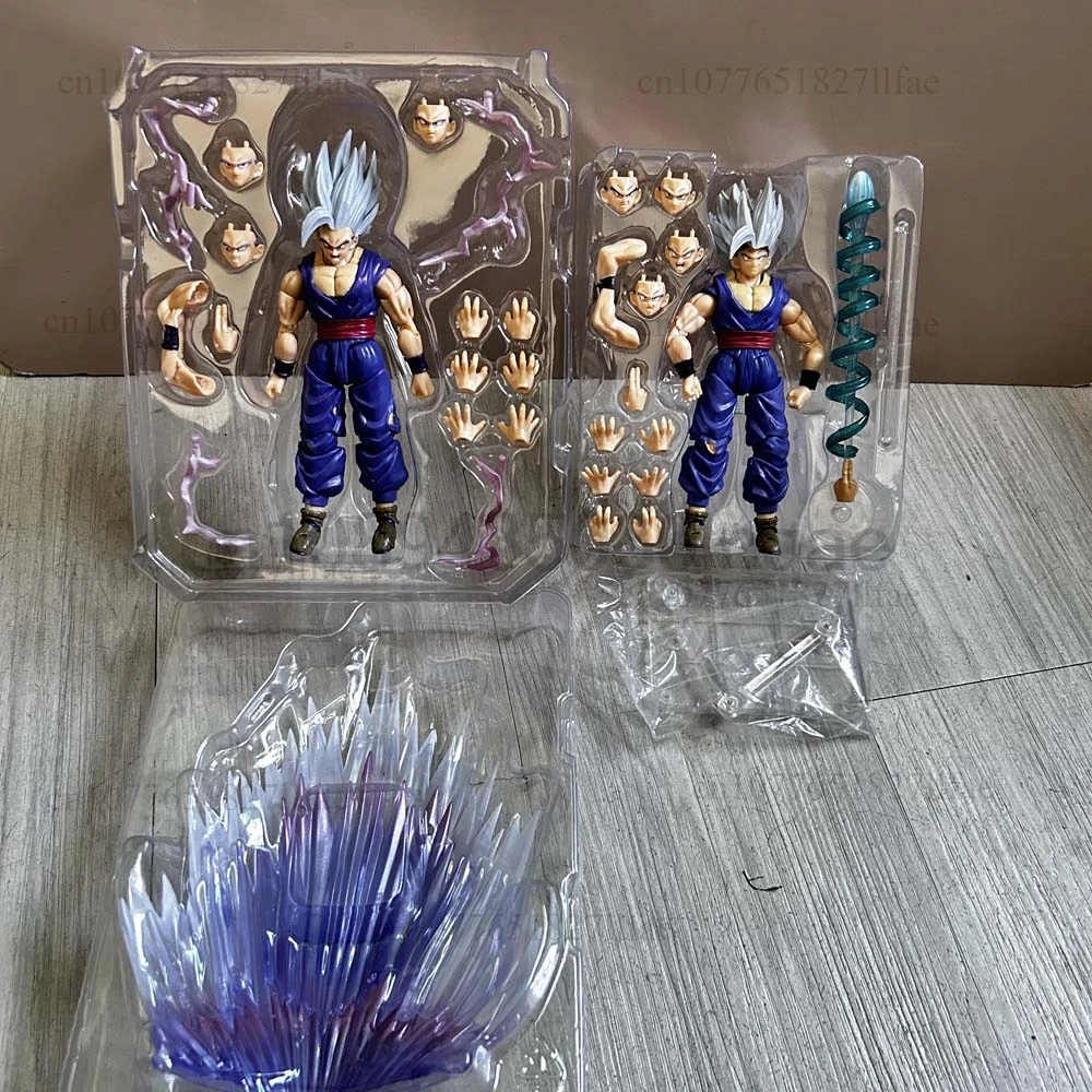 Dragon Ball Wild Beast Son Gohan Shf Exclusive CJ Edition Shf Son Gohan Beast Action Figure Model Toys Joint Movable Room Decor view 4