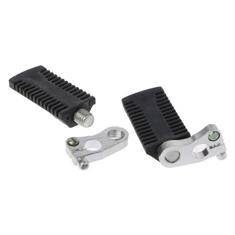 Motorcycle Universal Street Footrests Foot Rest Scooter Pedal 47/49cc Dirt Bike New