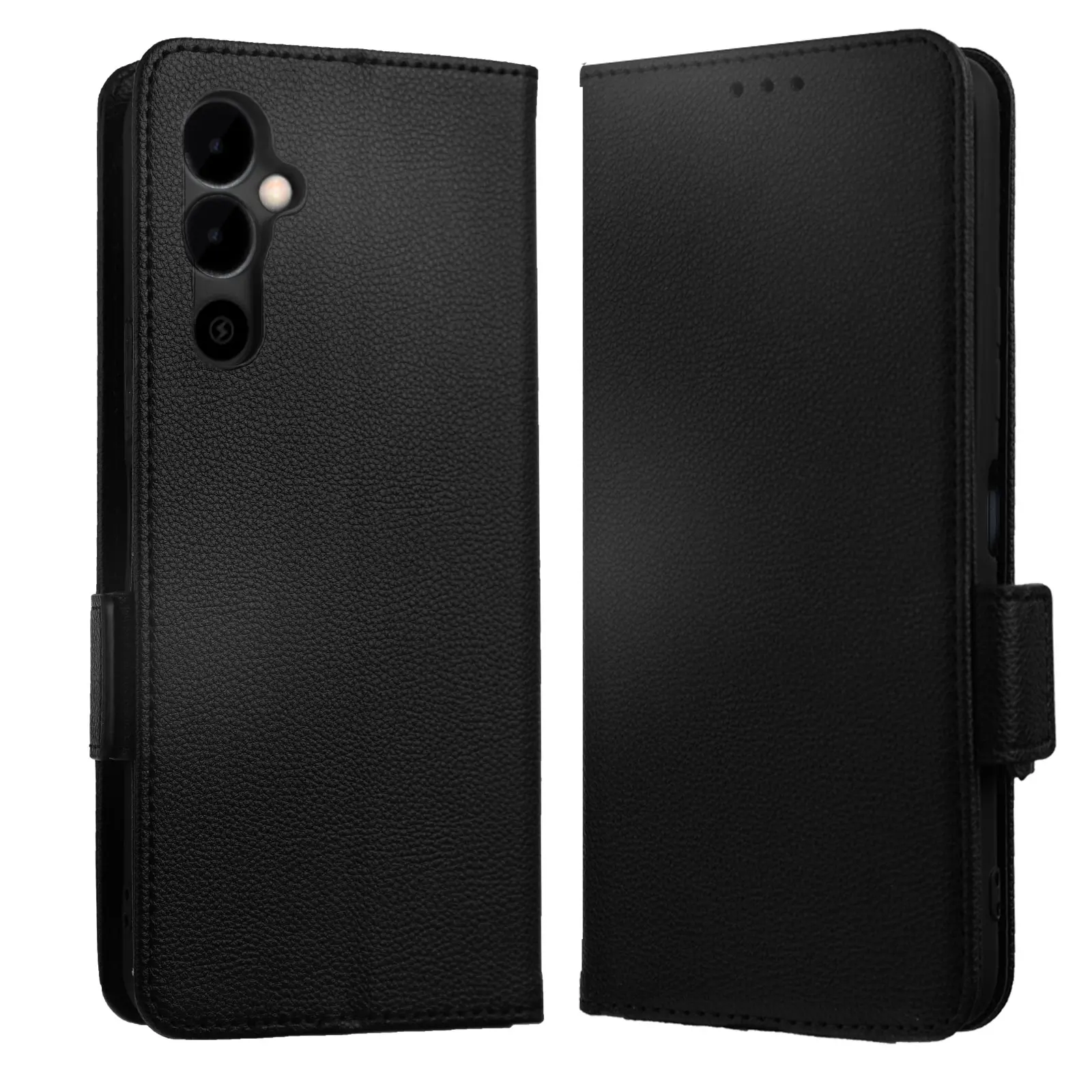 Card Slot Wallet Cover For Tecno Phantom X2 Pro LG6n Magnetic Flip Leather Side Button Lychee Pattern Shockproof Phone Case