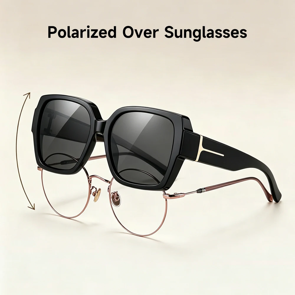 New Polarized Over Sunglasses Women Men Overspecs For Myopic UV400 Eyewear Fit Over Glasses Driving Shades