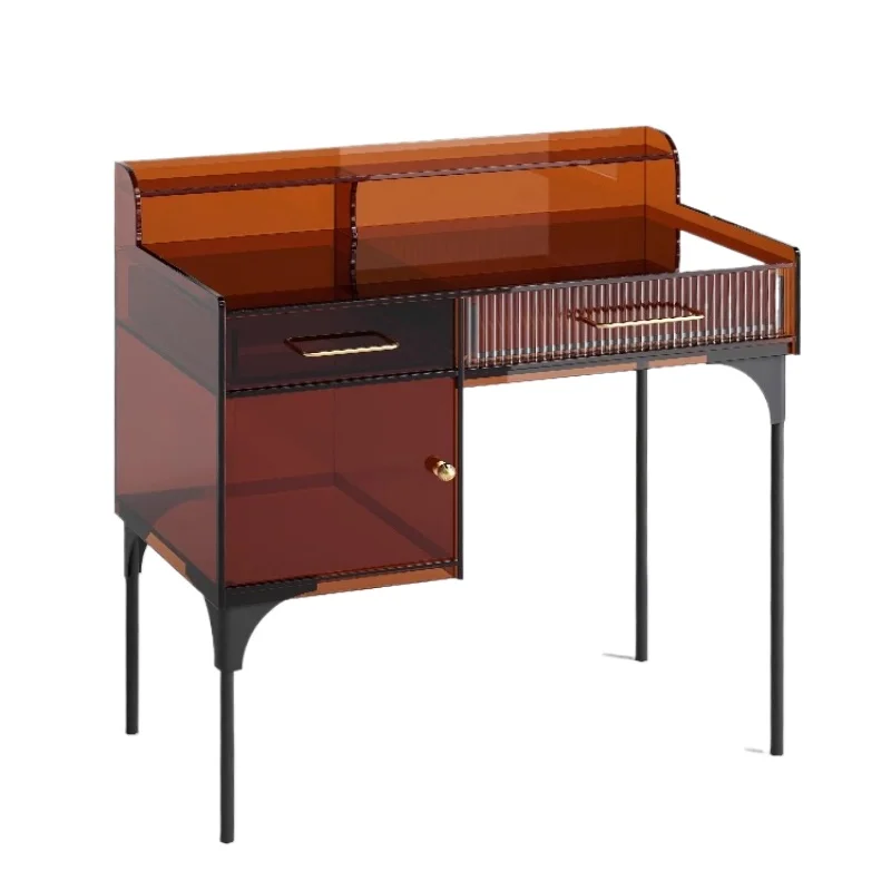 

Acrylic light luxury dressing table bedroom modern simple small apartment dressing table dressing table