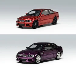 SH&SW 1:64 Scale BMW E46 M3 Simulation Alloy Car Model Static Display Collectible Toy Gift Souvenir Decration