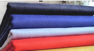 Top Quality white cross stitch embroidery canvas 11CT 11ST any size, 50cmx50cm, with lockstitching 6TH