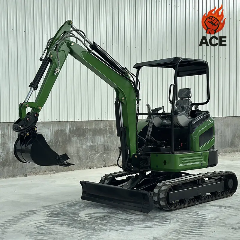 

free shipping mini Digger bagger Customie kubota engine mini excavator 2.7 ton hydraulic mini excavator 1 ton 2 ton with hammer