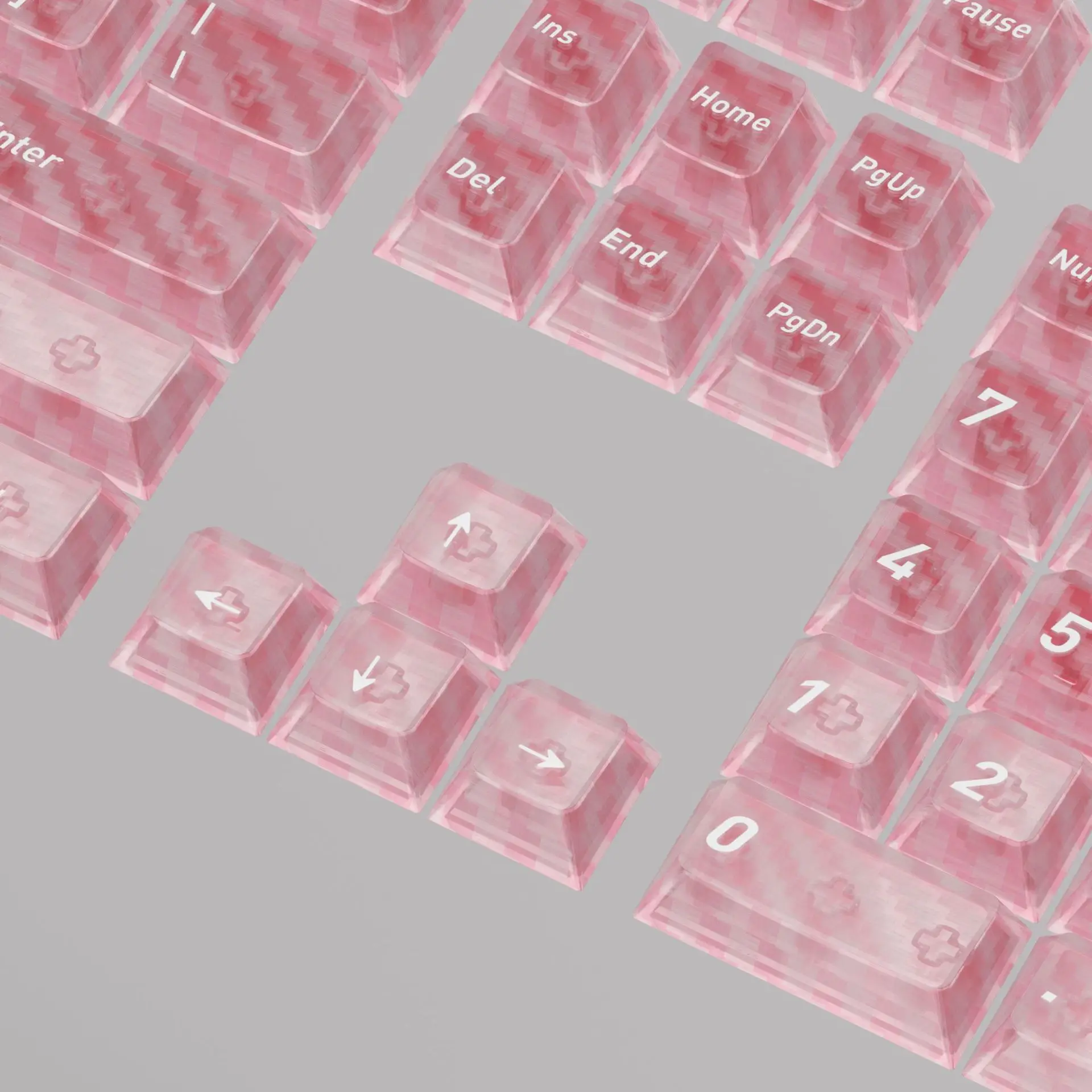

Keycap carbon fiber 2.0 transparent PC engraved braided keycap 119 keys for mechanical magnetic axis