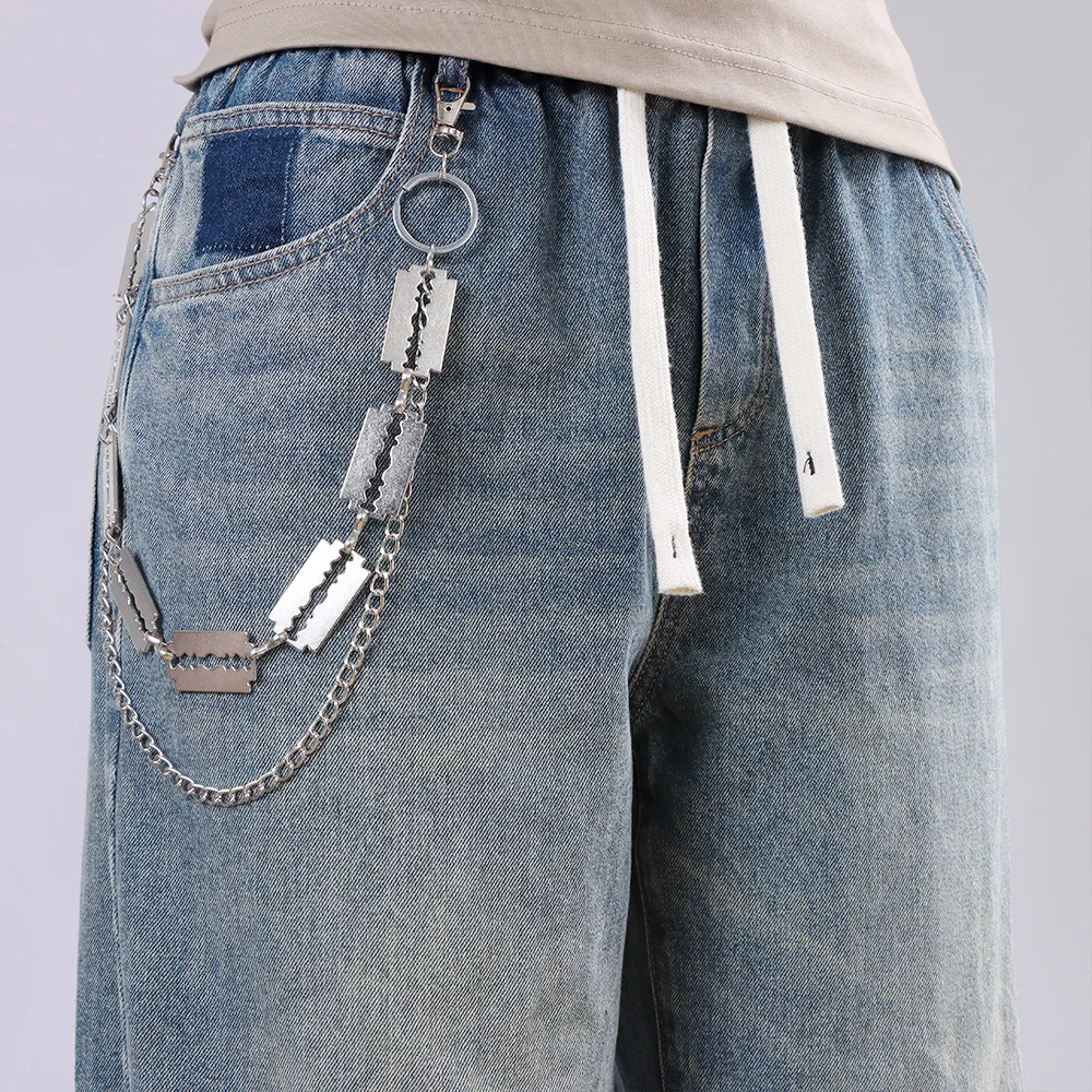 Hip-Hop-Punk-Hosenketten, geeignet für Männer und Frauen, Metallgürtelketten, Party- und Karneval-Accessoires – Detail 7