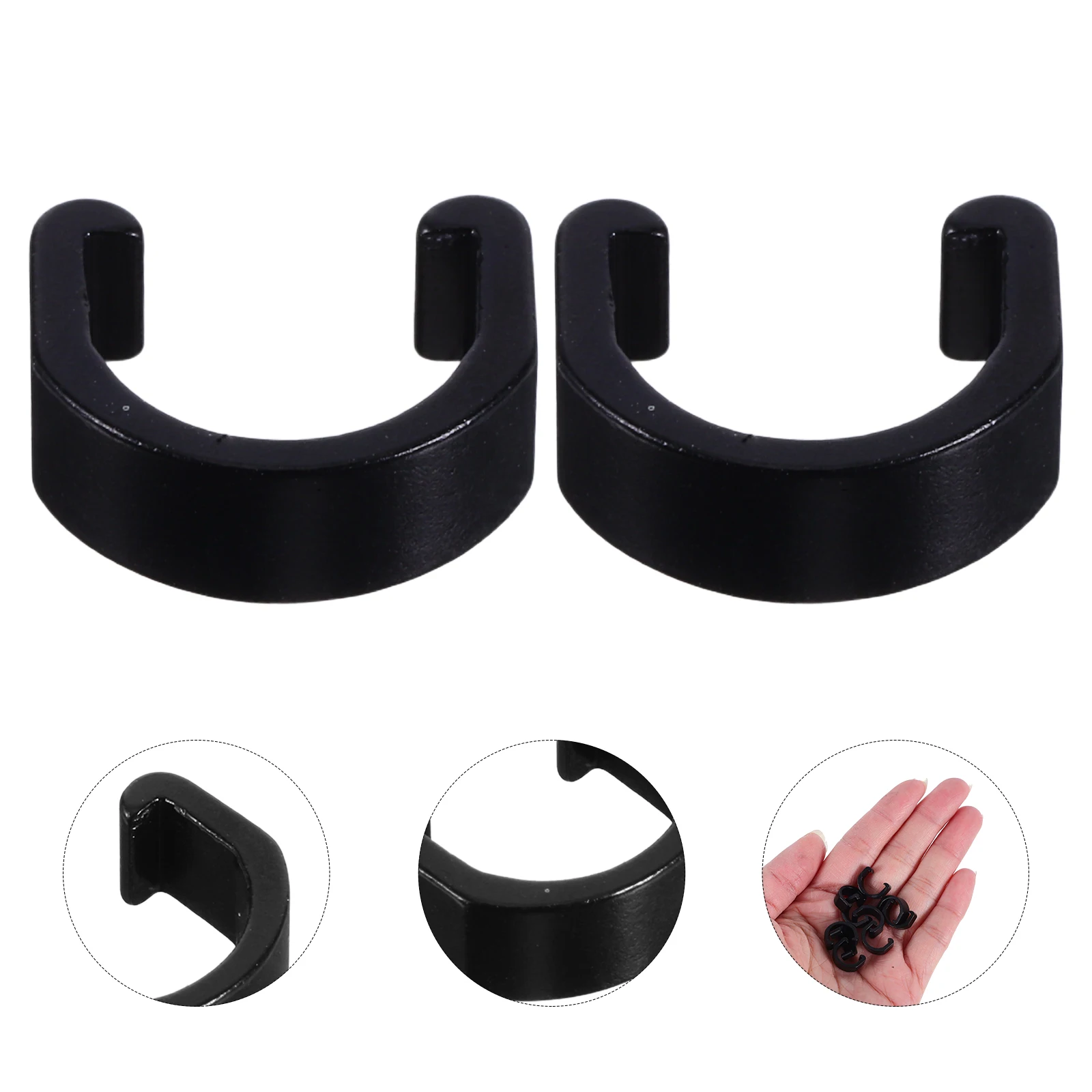 Abrazadera de fijación de tubo de bicicleta, hebilla de Clip C ligera, para Mtb, carretera, montaña, Bmx, guía de Cable de bicicleta, aluminio duradero, 10 Uds.