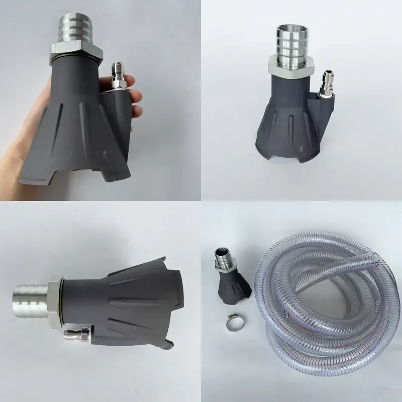 250Bar 25L Stainless Steel Extractor Head Parts High-Pressure 1/4 Inch Female Thread Sludge Sucker Pump Sturdy Water Tube New