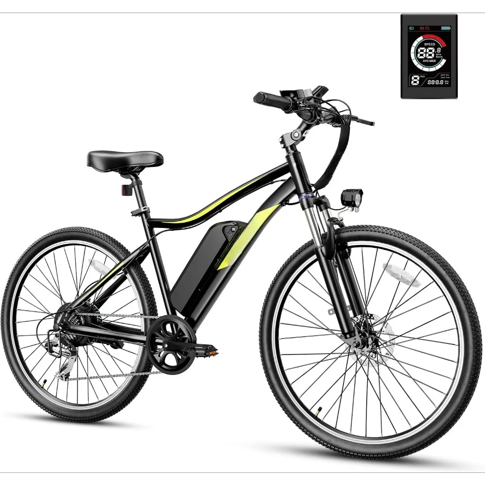 Electric Bike for Adults with 750W Peak Motor, 28mph Max Speed, 600WH Removable Battery Bike, 27.5