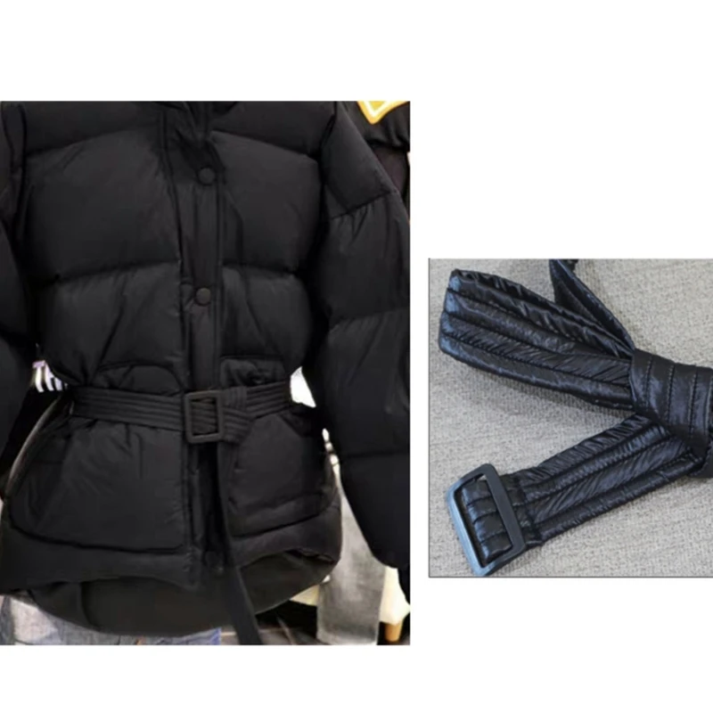 Duurzame Taille Riem Vrouwen Donsjack Riem Versieren Lengte Verstelbare Dropship
