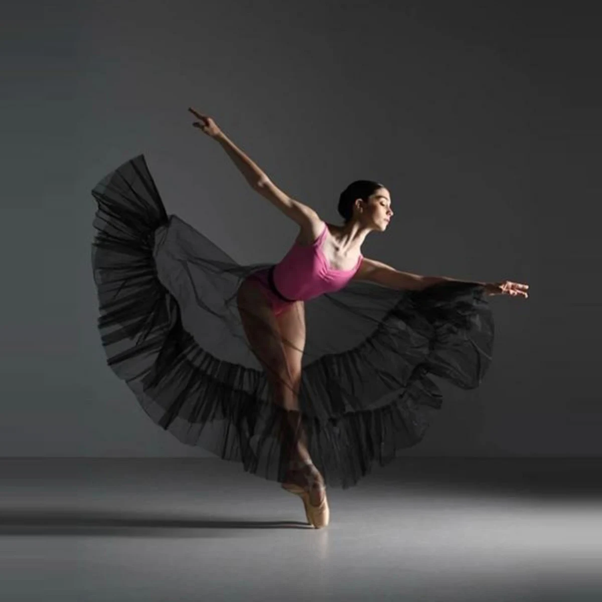 

Sexy See Through Dancing Skirt One Layer Ruffles Big Skirt For Women Custom Color And Size Sheer Skirts To Party