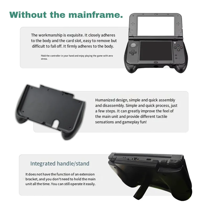 

【B74A】держатель для ручного контроллера, консоли для Nintendo New 3DS XL LL, подставка для ручки и ручка для рук