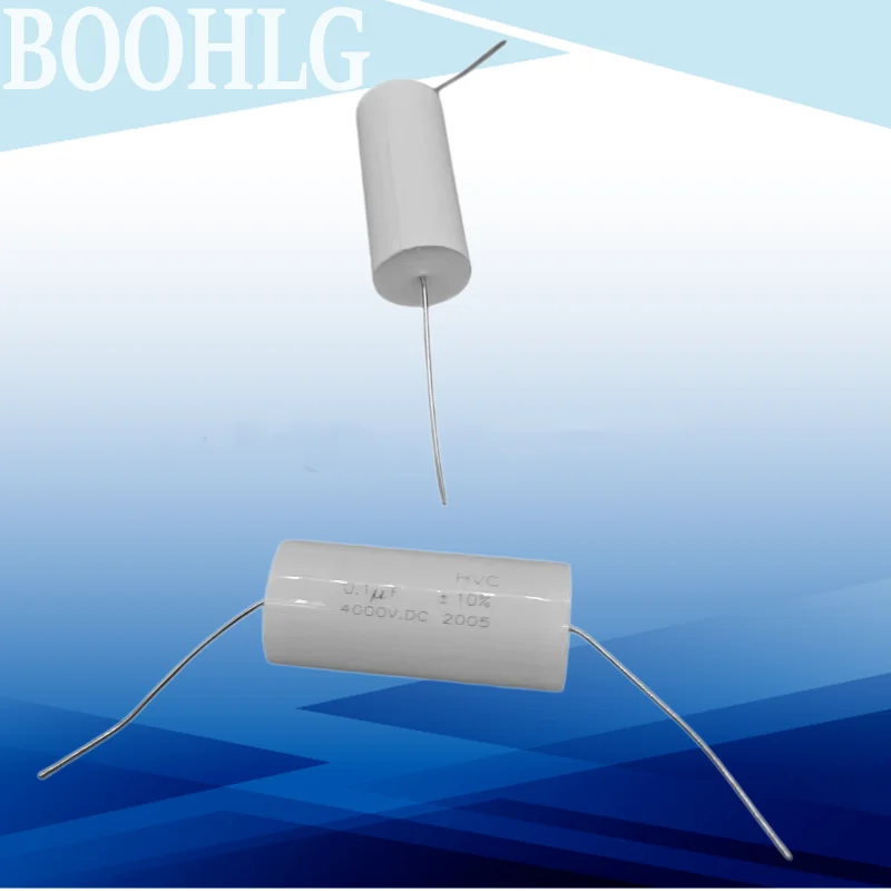 1PCS high voltage, inductive, polarity-free film capacitor 0.1UF 104 4KV 4000V 19.5X44MM