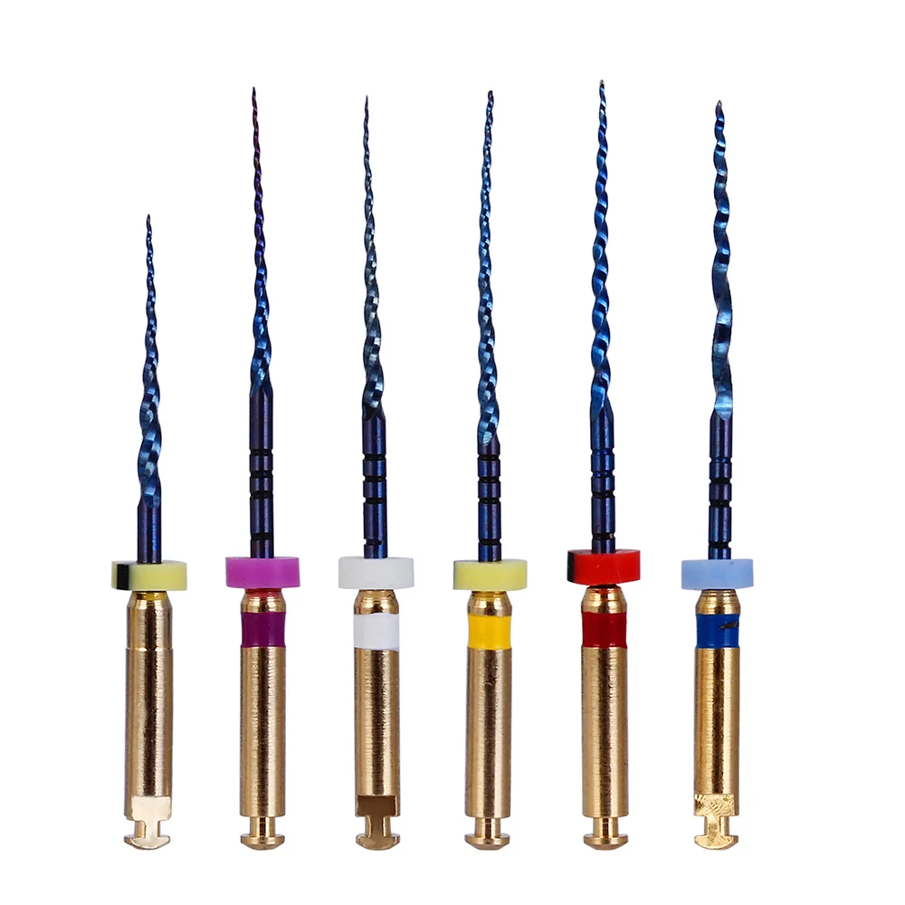 5 Boxen AZDENT Dental Wurzelkanalfeilen Motorbetriebene NiTi Super Rotary Wärmeaktivierte Endodontische 25mm SX-F3 Zahnärztliche Instrumente – Detail 6