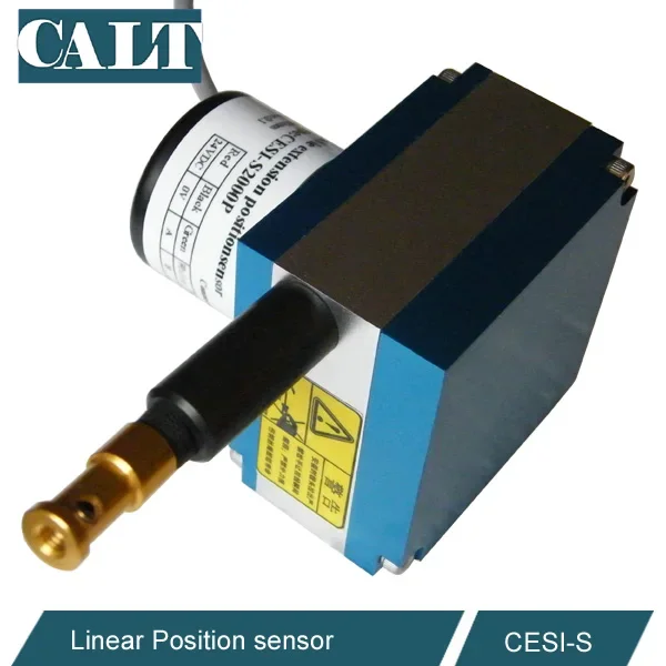 Sensor Transduser Linear Baru 3000mm, Alat Pengukur Jarak Linear Displacement Sensor
