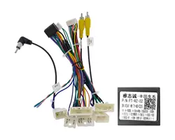 16 PIN Wiring Harness Canbus Decoder FT-RZ-02 Adapter For Toyota Highilander Camry C-HR Fortuner Avanza Venza AMP JBL 2012+