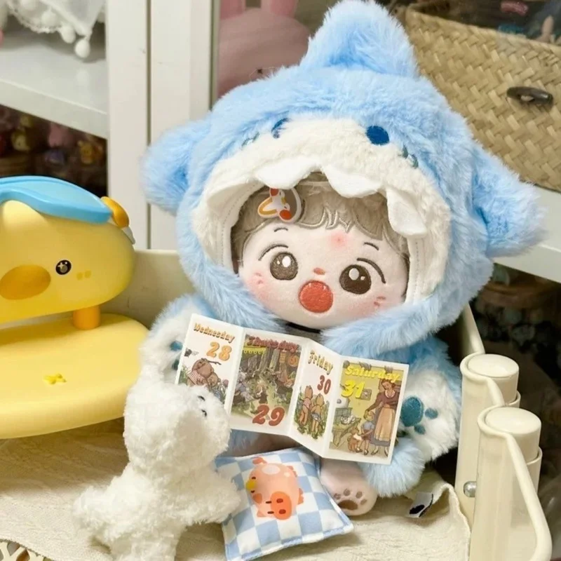 القرش الأسد الحيوانات الصغيرة بذلة 10cm20cm سمة خالية القطن دمية ملابس دمى Kawaii ملابس دمى استبدال فستان دمية