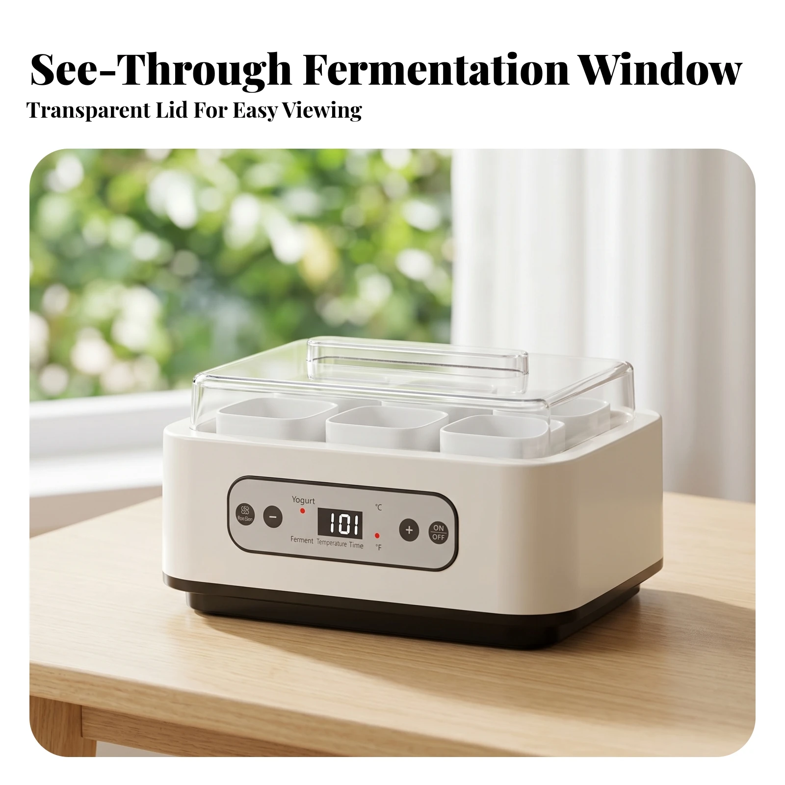 Automatic Yogurt Maker Home Appliance Six Cups